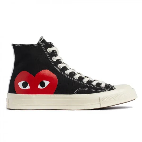 CONVERSE BIG HEART HIGH TOP BLACK Comme Des Garcons